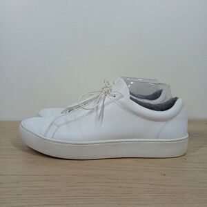 Vagabond Sneakers Women 10 White Leather Lace Up Low Top Streetwear Casual
